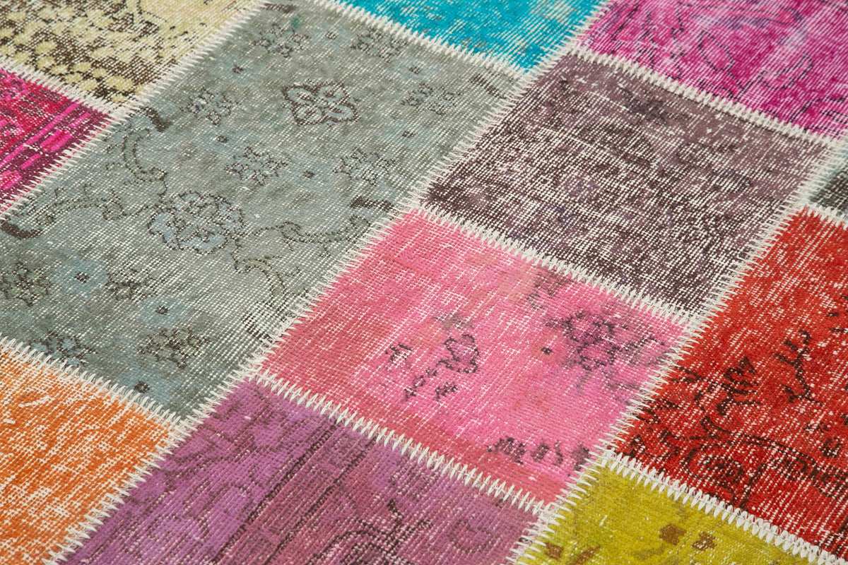 5x7 Multicolor Patchwork Rug - 31771