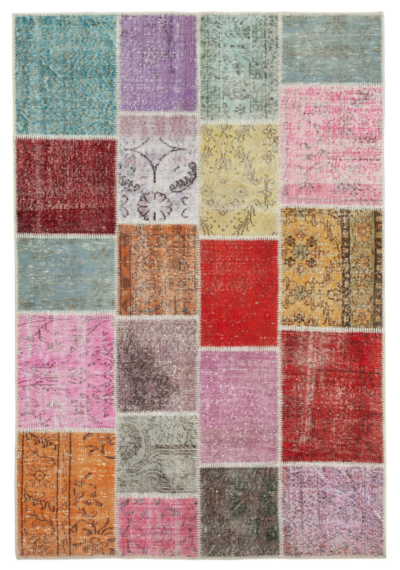 5x7 Multicolor Patchwork Rug - 31773
