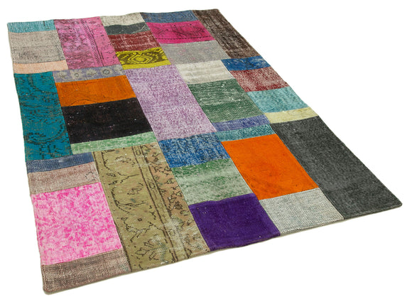 5x7 Multicolor Patchwork Rug - 31777