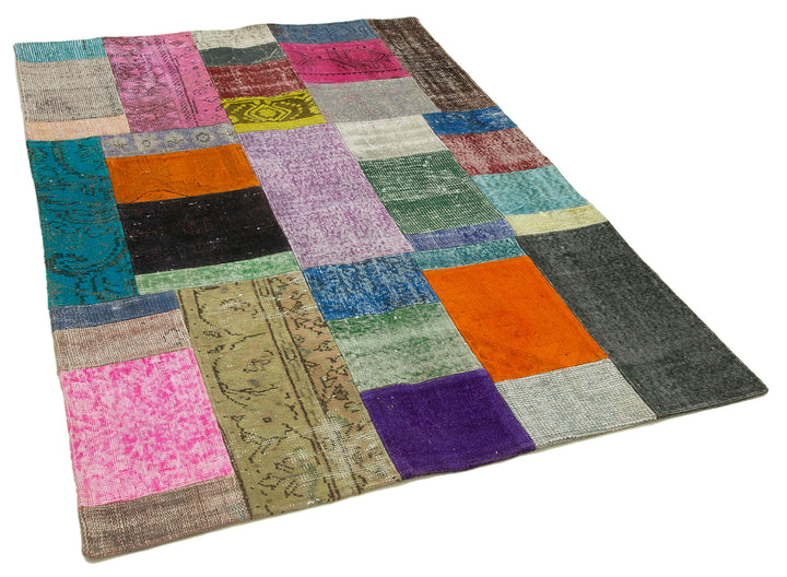5x7 Multicolor Patchwork Rug - 31777
