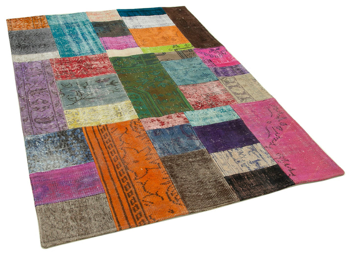 5x7 Multicolor Patchwork Rug - 31780