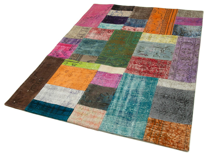 5x7 Multicolor Patchwork Rug - 31780