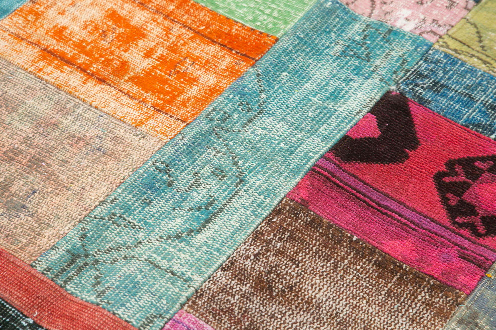 5x7 Multicolor Patchwork Rug - 31787