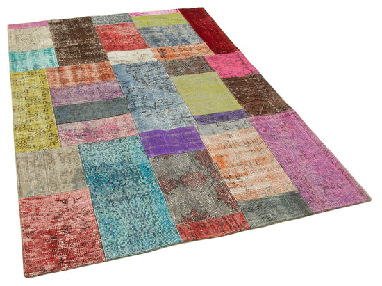 5x7 Multicolor Patchwork Rug - 31791