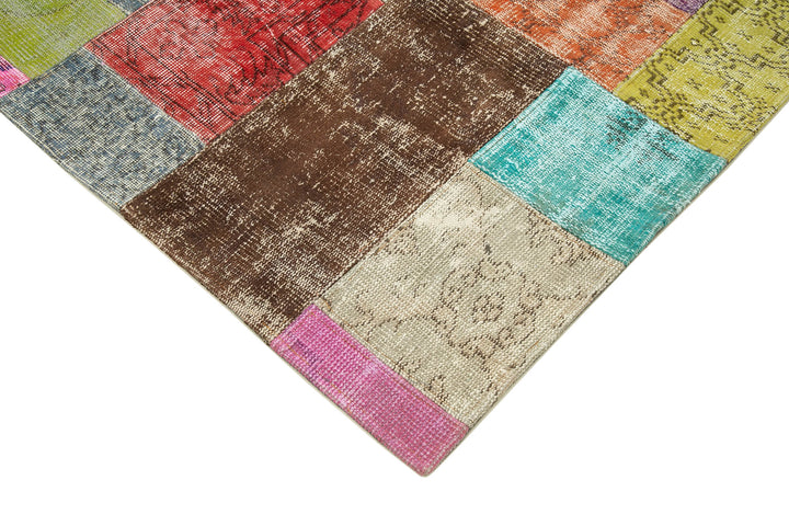 5x7 Multicolor Patchwork Rug - 31791