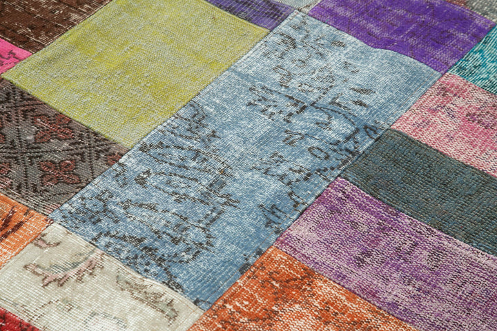 5x7 Multicolor Patchwork Rug - 31791