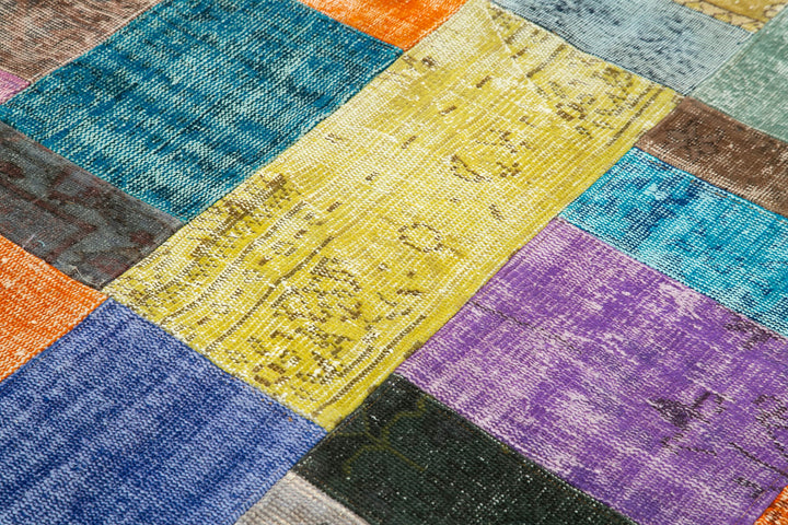 5x7 Multicolor Patchwork Rug - 31793