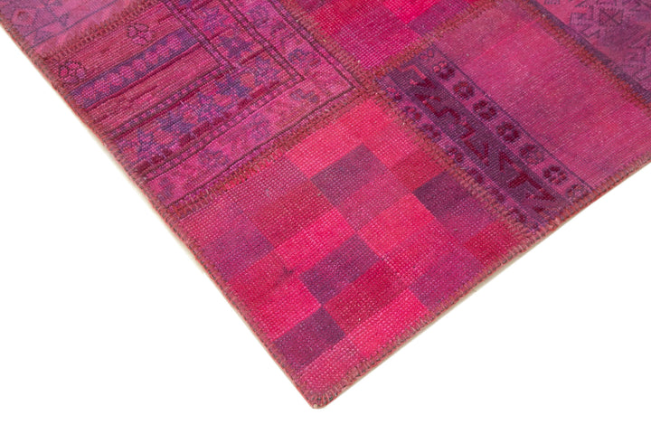 6x8 Pink Patchwork Rug - 31799