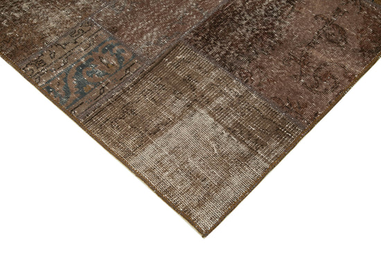 6x8 Brown Patchwork Rug - 31809
