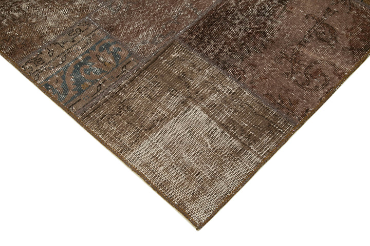 6x8 Brown Patchwork Rug - 31809