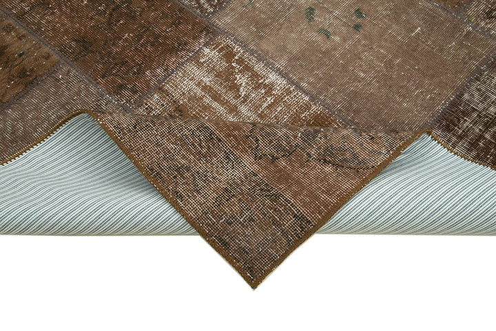 6x8 Brown Patchwork Rug - 31809