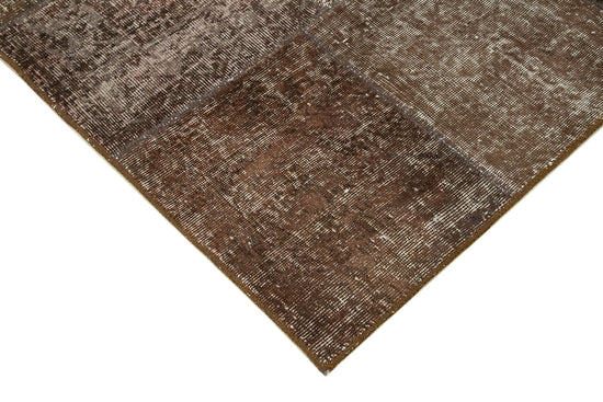 6x8 Brown Patchwork Rug - 31812
