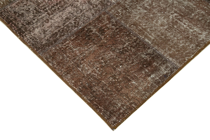 6x8 Brown Patchwork Rug - 31812