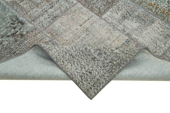 6x8 Grey Patchwork Rug - 31839