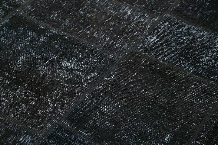 5x8 Black Patchwork Rug - 31856