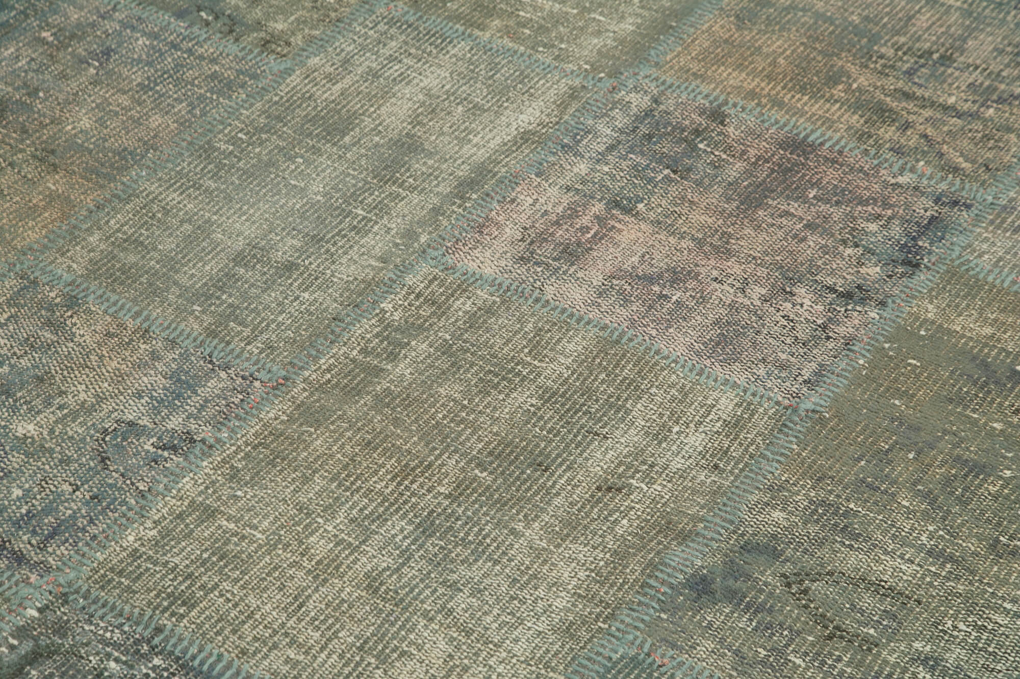 6x8 Grey Patchwork Rug - 31882