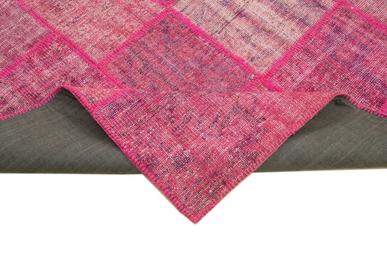6x8 Pink Patchwork Rug - 31885