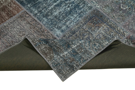 6x8 Grey Patchwork Rug - 31910