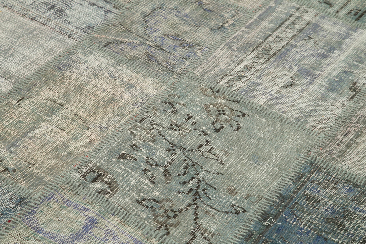 6x8 Grey Patchwork Rug - 31912