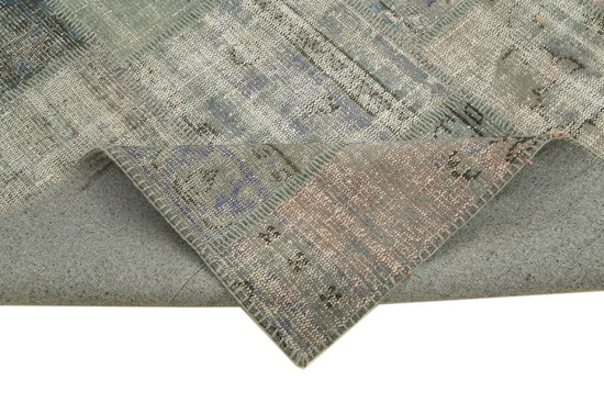 6x8 Grey Patchwork Rug - 31912