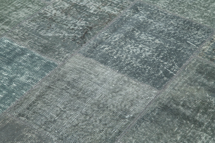 6x8 Grey Patchwork Rug - 31923