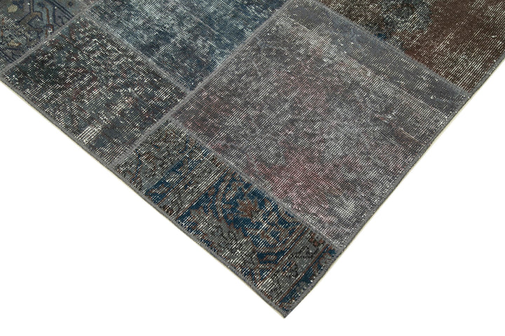 6x8 Grey Patchwork Rug - 31930