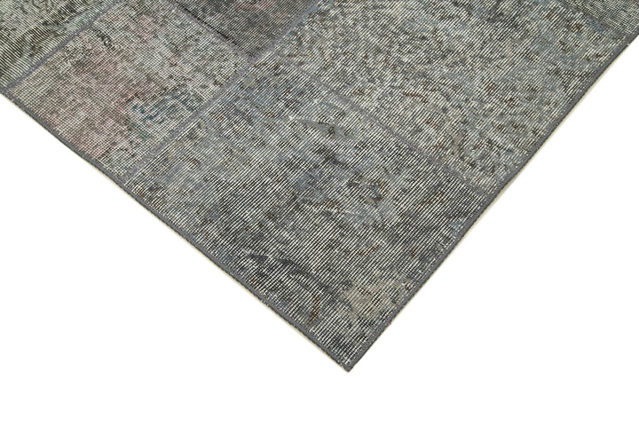 6x8 Grey Patchwork Rug - 31932