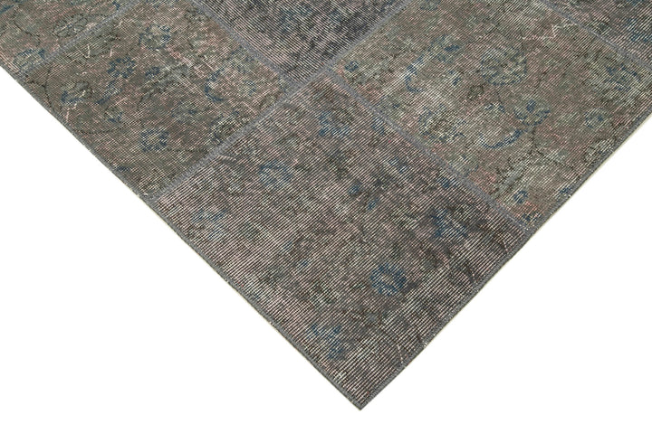 6x8 Grey Patchwork Rug - 31935