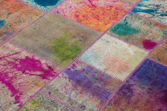 6x8 Multicolor Patchwork Rug - 31938