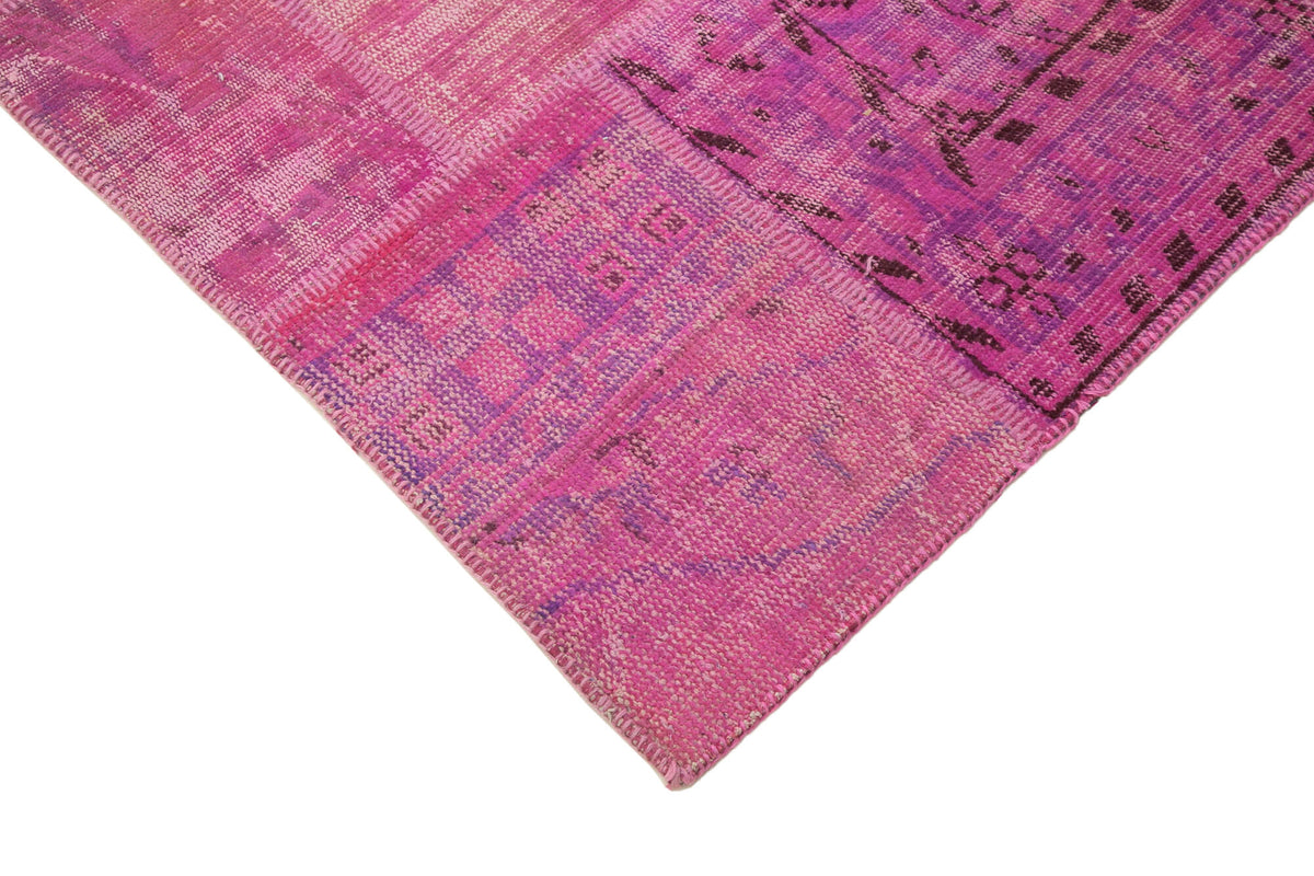 6x8 Pink Patchwork Rug - 31939