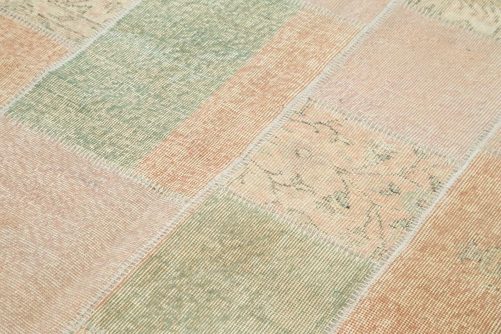 6x8 Beige Patchwork Rug - 31941
