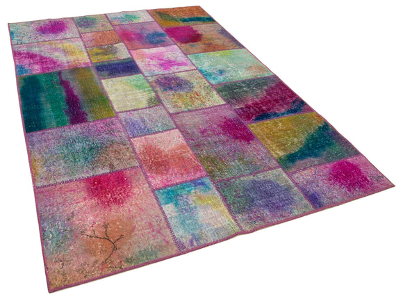 5x8 Multicolor Patchwork Rug - 31947