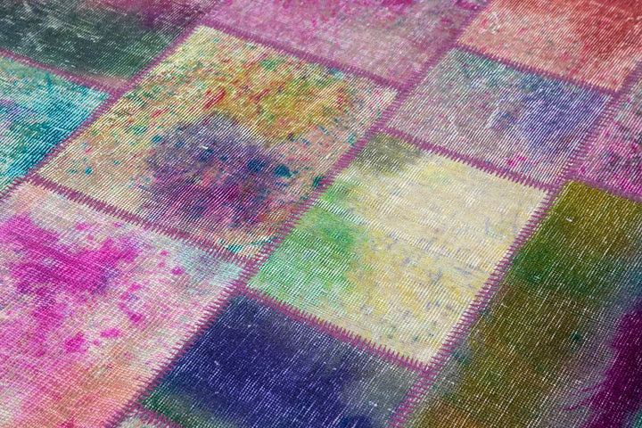 5x8 Multicolor Patchwork Rug - 31947