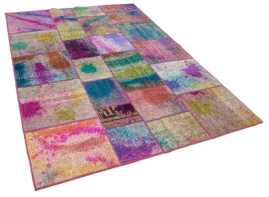 6x8 Multicolor Patchwork Rug - 31948