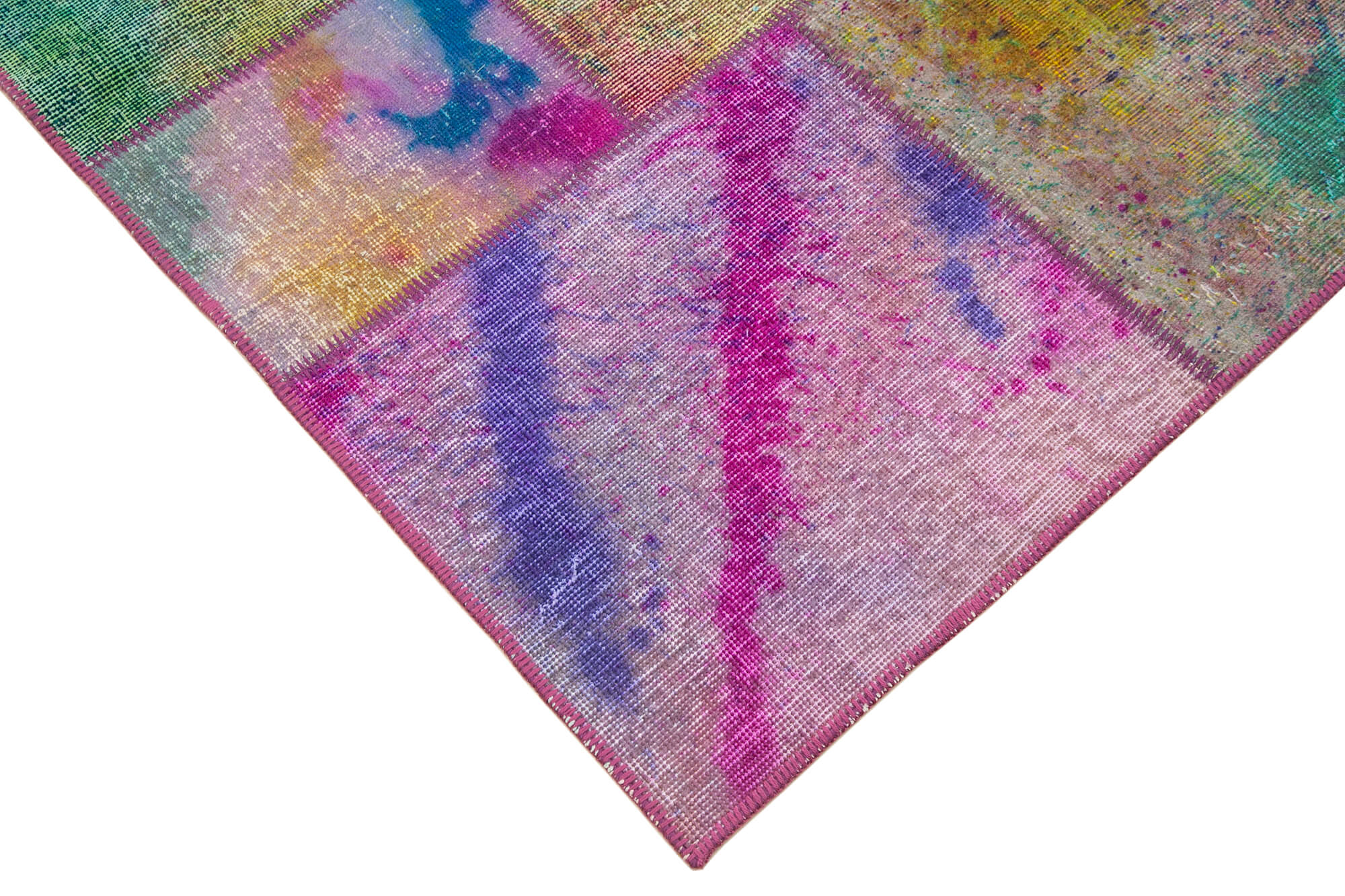 6x8 Multicolor Patchwork Rug - 31948
