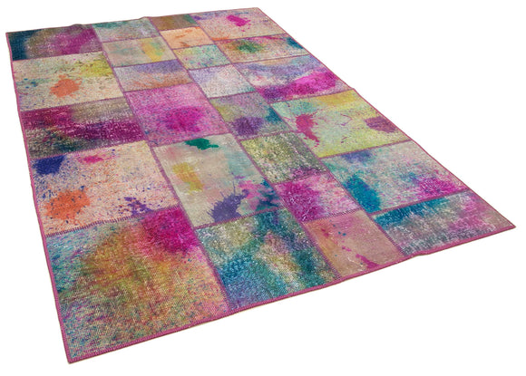 6x8 Multicolor Patchwork Rug - 31949