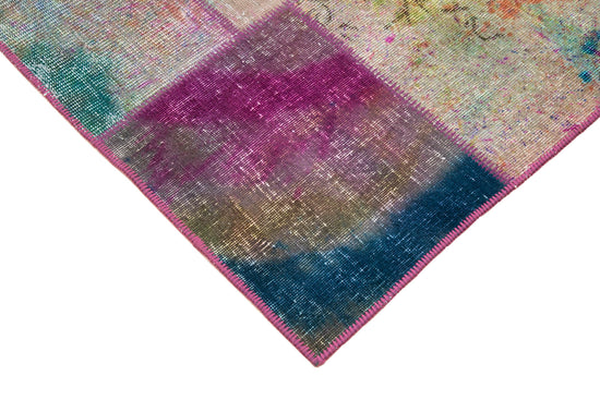 6x8 Multicolor Patchwork Rug - 31949