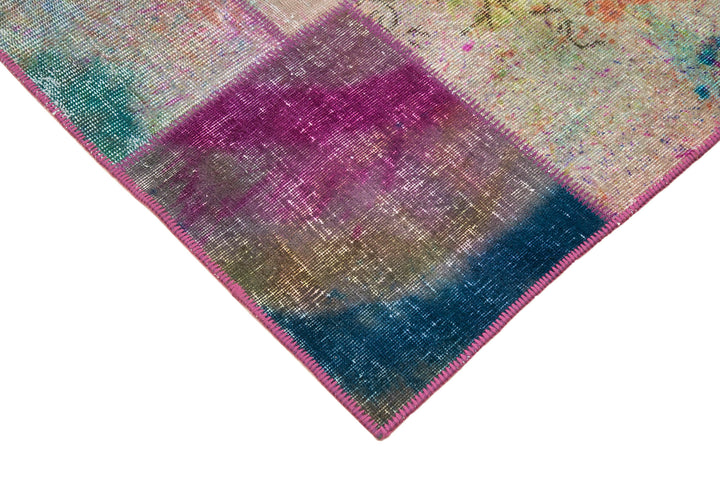 6x8 Multicolor Patchwork Rug - 31949