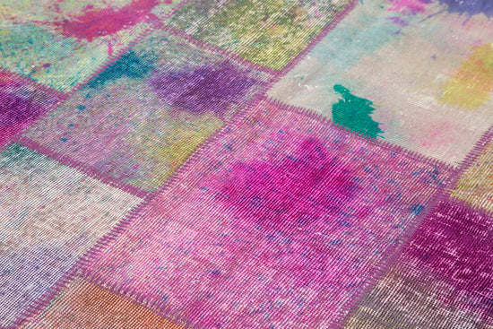 6x8 Multicolor Patchwork Rug - 31949