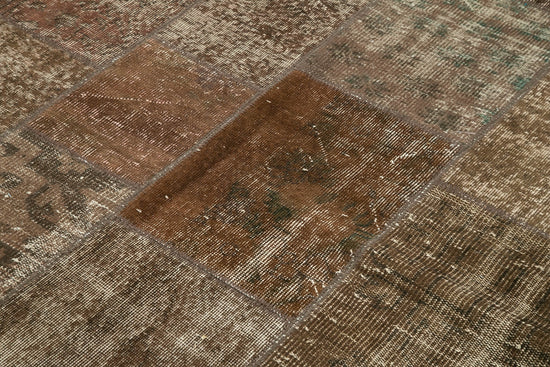6x8 Brown Patchwork Rug - 31967