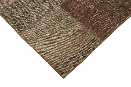 6x8 Brown Patchwork Rug - 31970