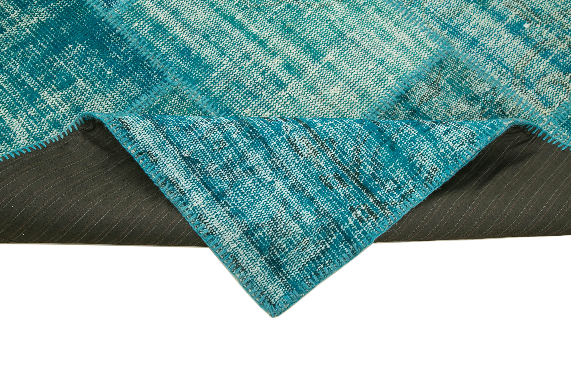 6x8 Turquoise Patchwork Rug - 31977
