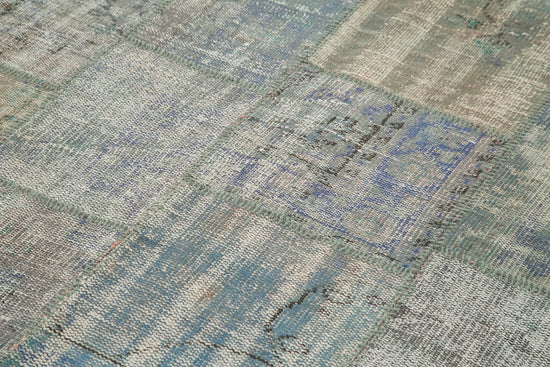 6x8 Grey Patchwork Rug - 32002