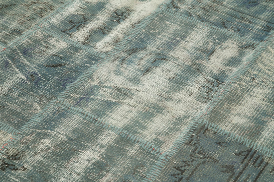6x8 Blue Patchwork Rug - 32003