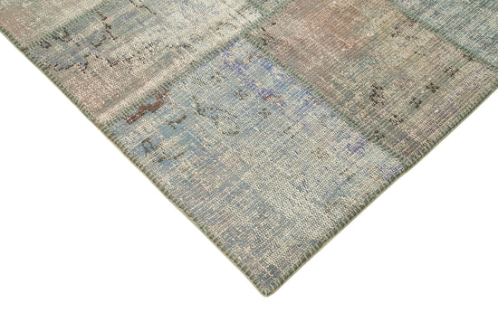 6x8 Grey Patchwork Rug - 32010