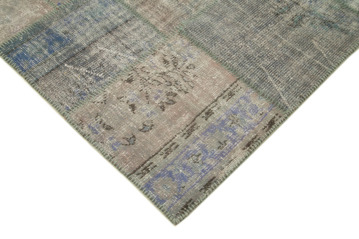 6x8 Grey Patchwork Rug - 32015