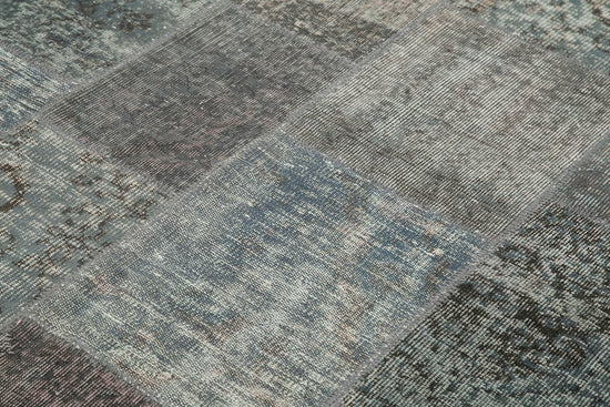 6x8 Grey Patchwork Rug - 32025