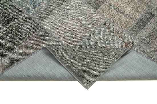 6x8 Grey Patchwork Rug - 32025