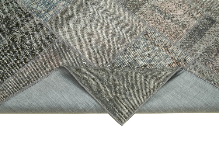 6x8 Grey Patchwork Rug - 32025