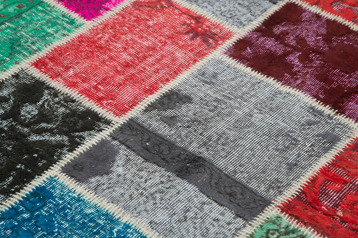 6x8 Multicolor Patchwork Rug - 32036